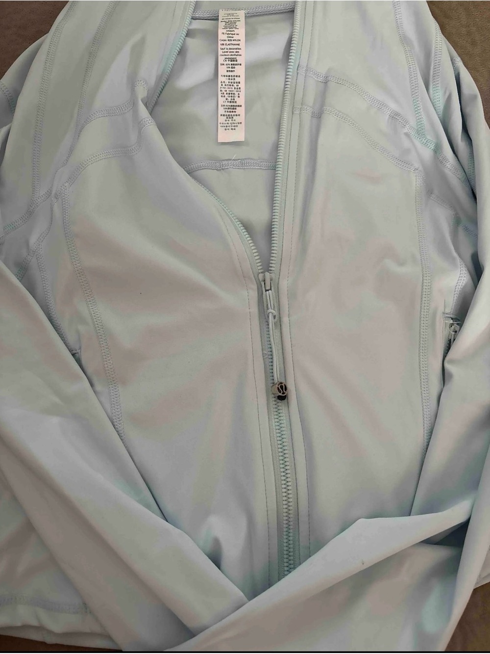 lululemon athletica Pale Blue Full-Zip Utility Jacket